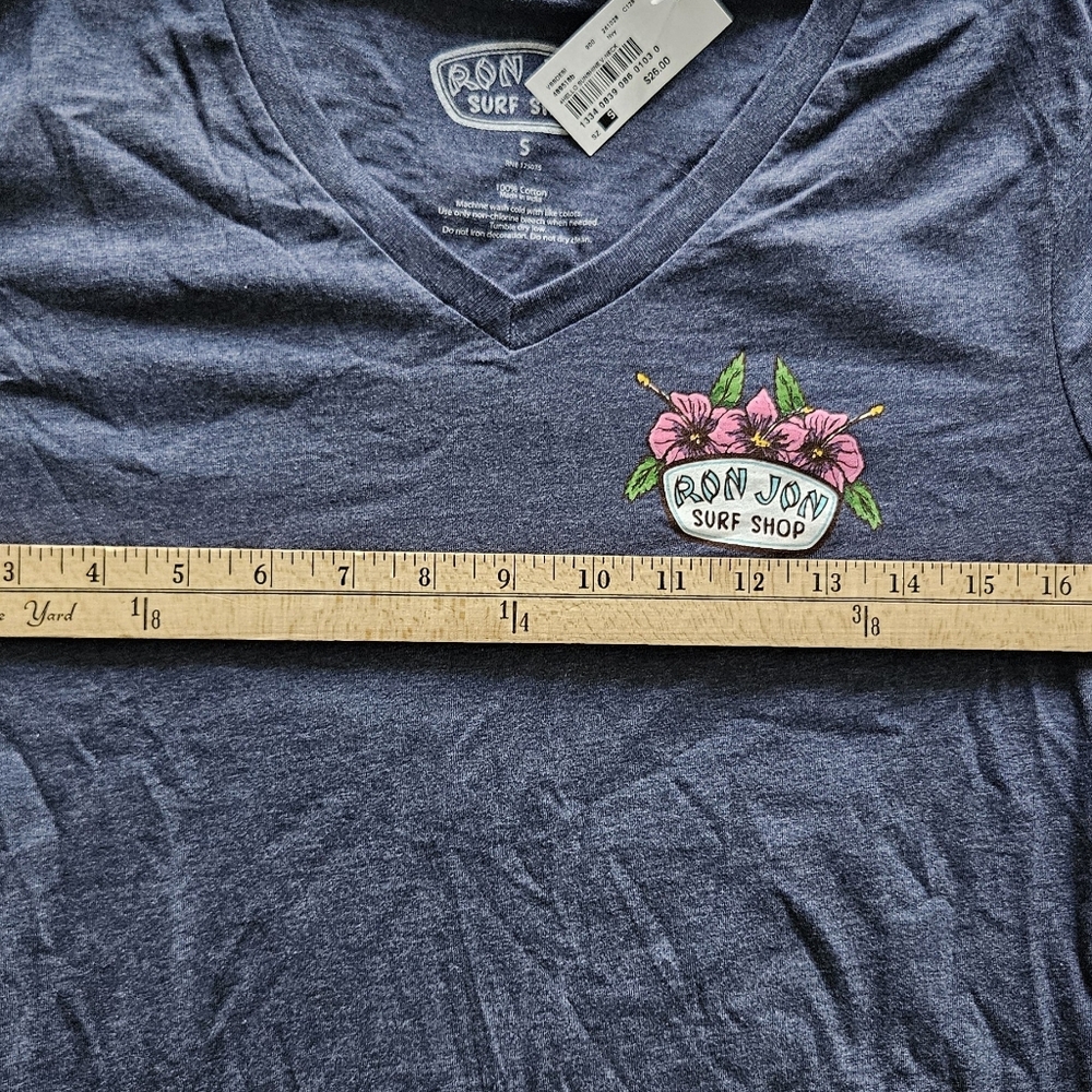 NEW Ron Jon Surf Shop V-neck Tee - Picture 7 of 8